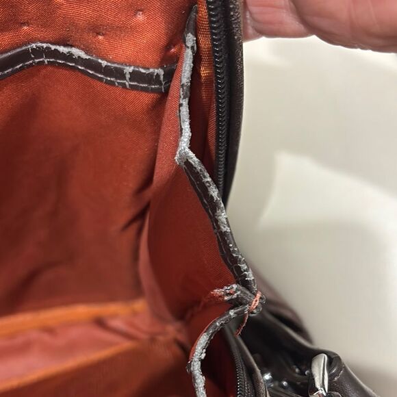 Tumi LXT rare Green and Brown Men's Bag - Picture 8 of 9